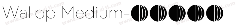Wallop Medium字体转换